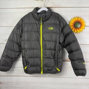 The North Face Nuptse Gray 550 Puffer Jacket Medium 10/12‎